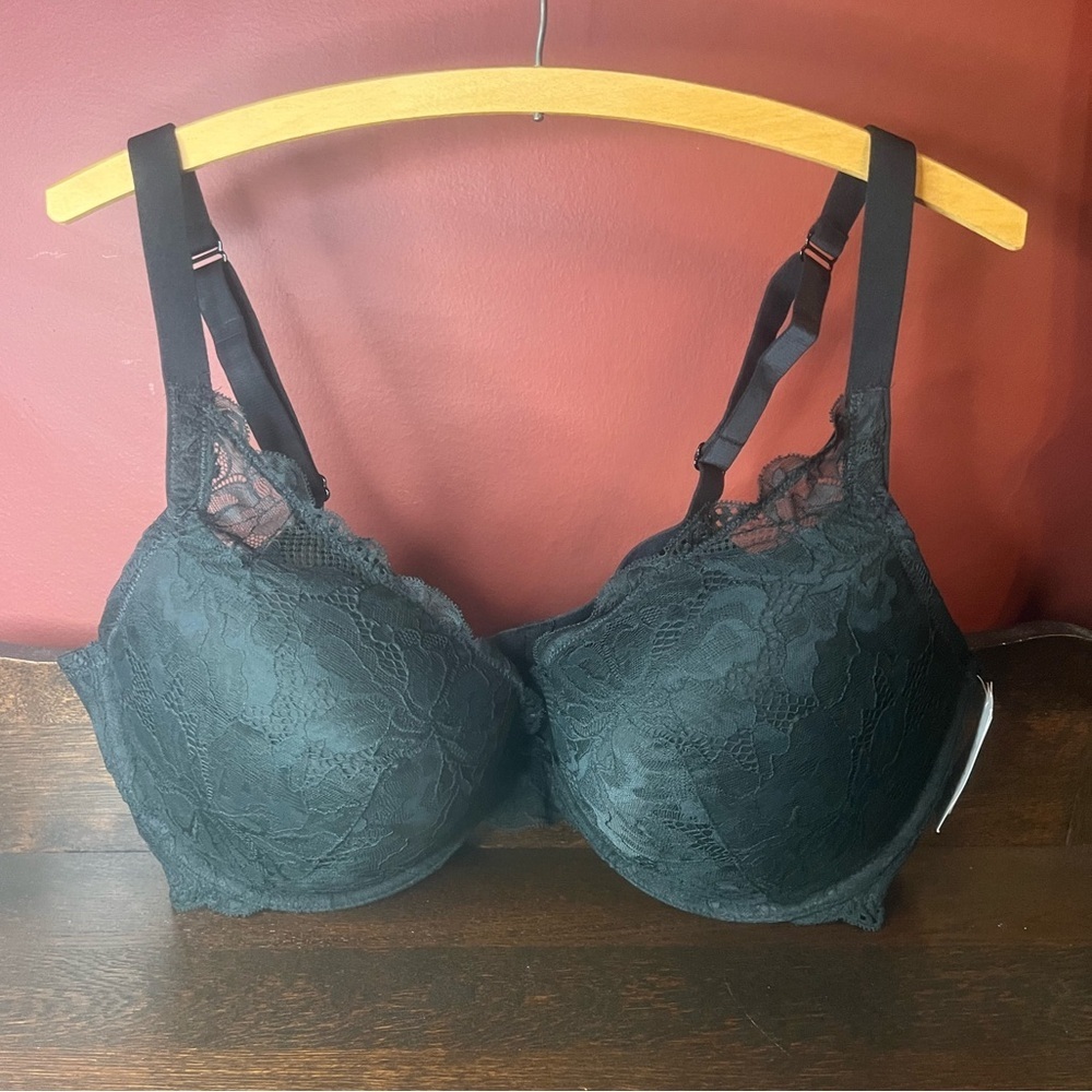 Auden Black Full Coverage Bra